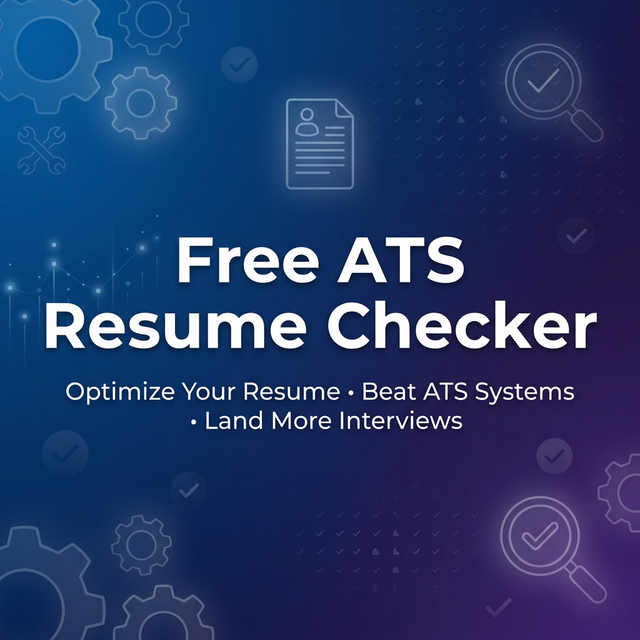 Free ATS Resume Checker – Instant ATS Score & Keyword Analysis